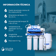 thumbnail image 2 of Filtro Osmosis Inversa 8 Etapas 100 Gpd Lampara UV + Alcalino + Iones de Plata, Equipo Domestico Bajo Tarja Blanco Con Tanque de Almacenamiento, 2 of 11