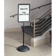 thumbnail image 2 of Safco Products Double Sided Sign, Magnetic/dry Erase Steel, 18 X 18, White, Black Frame, 2 of 2