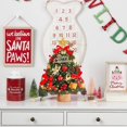 Mini Christmas Tree 17.7 Inch Small Pine with Wooden Base - Walmart.com