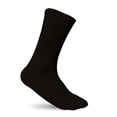 thumbnail image 2 of Women's Cottonique M27703 Latex Free Organic Cotton Socks - 2 Pack (Black XL), 2 of 2