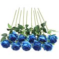 thumbnail image 1 of Artificial Silk Rose Flowers Single Stem 10Pcs, 1 of 1