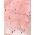 thumbnail image 5 of Oudiya Toddler Girls Tutu Party Dress Tulle Ruffle Hem Cami Summer Dress for Kids 2-6Y, 5 of 7