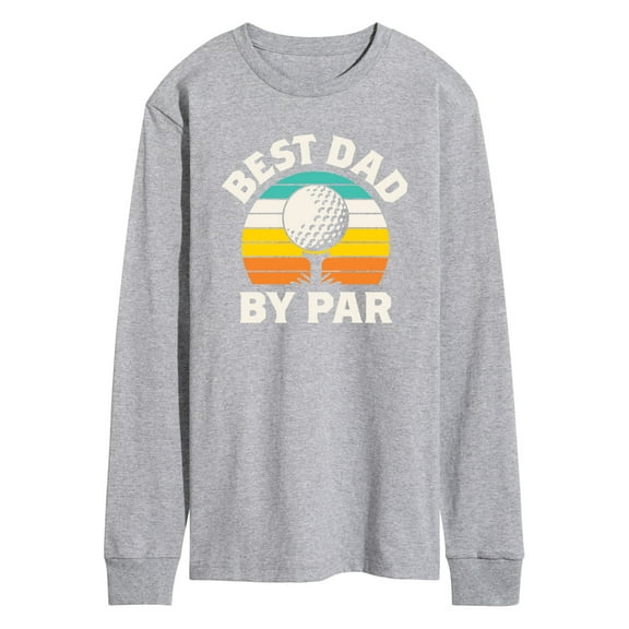 Instant Message - Best Dad By Par - Men's Long Sleeve T-Shirt