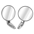 thumbnail image 1 of ESPEJO DE VISTA RETROVISOR EXTERIOR, ESPEJO DE LA PUERTA CROMADA DE LA LA PUERTA DEL AUTOMÓVIL CROMADO IZQUIERDO DE LA ALEACIÓN DE ZINC MÁS SEGURO ENDUCIR 2PCS 2802710 Plata PARA, 1 of 7