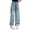 Blue, variant on MuXiKeJi Clothes Baggy Jeans for Thin Ripped Rhinestone Wide Leg Straight Denim Jeans Summer Casual Bottoms Girls Jeans