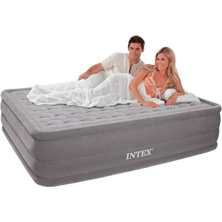 Intex Ultra Plush Airbed Kit, Queen