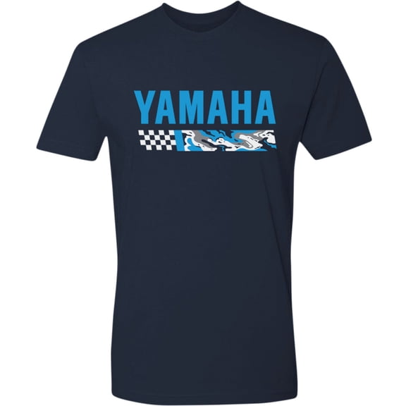 Licensed Racing Camo Logo Mens Short Sleeve T-Shirt Blue MD