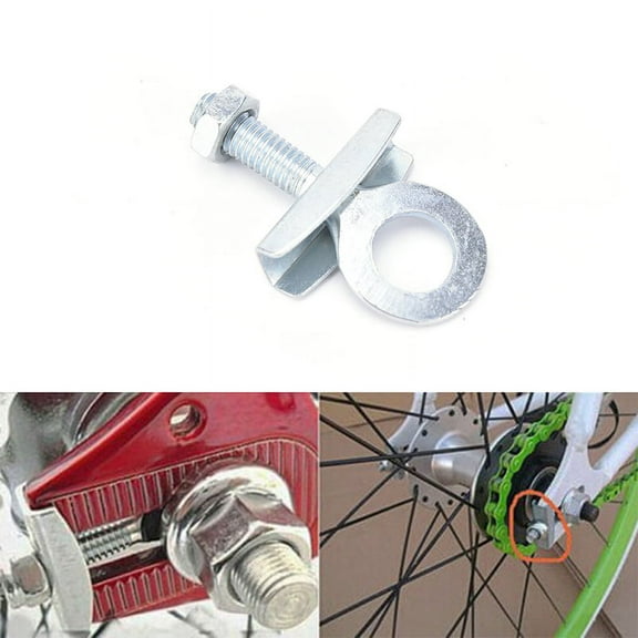 4x Bike Chain Adjuster Chain Tensioner Bike Cycle Bicycle Chain Tugs Axle *- AL