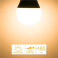 thumbnail image 2 of Matsuzay Bombilla de luz WiFi inteligente, lámpara Led de 15W RGB RGBW E14/B22/E27, luces cálidas para despertar, funciona con Alexa, Home, luces Iluminación novedosa No.1 Matsuzay HA024218-01, 2 of 6