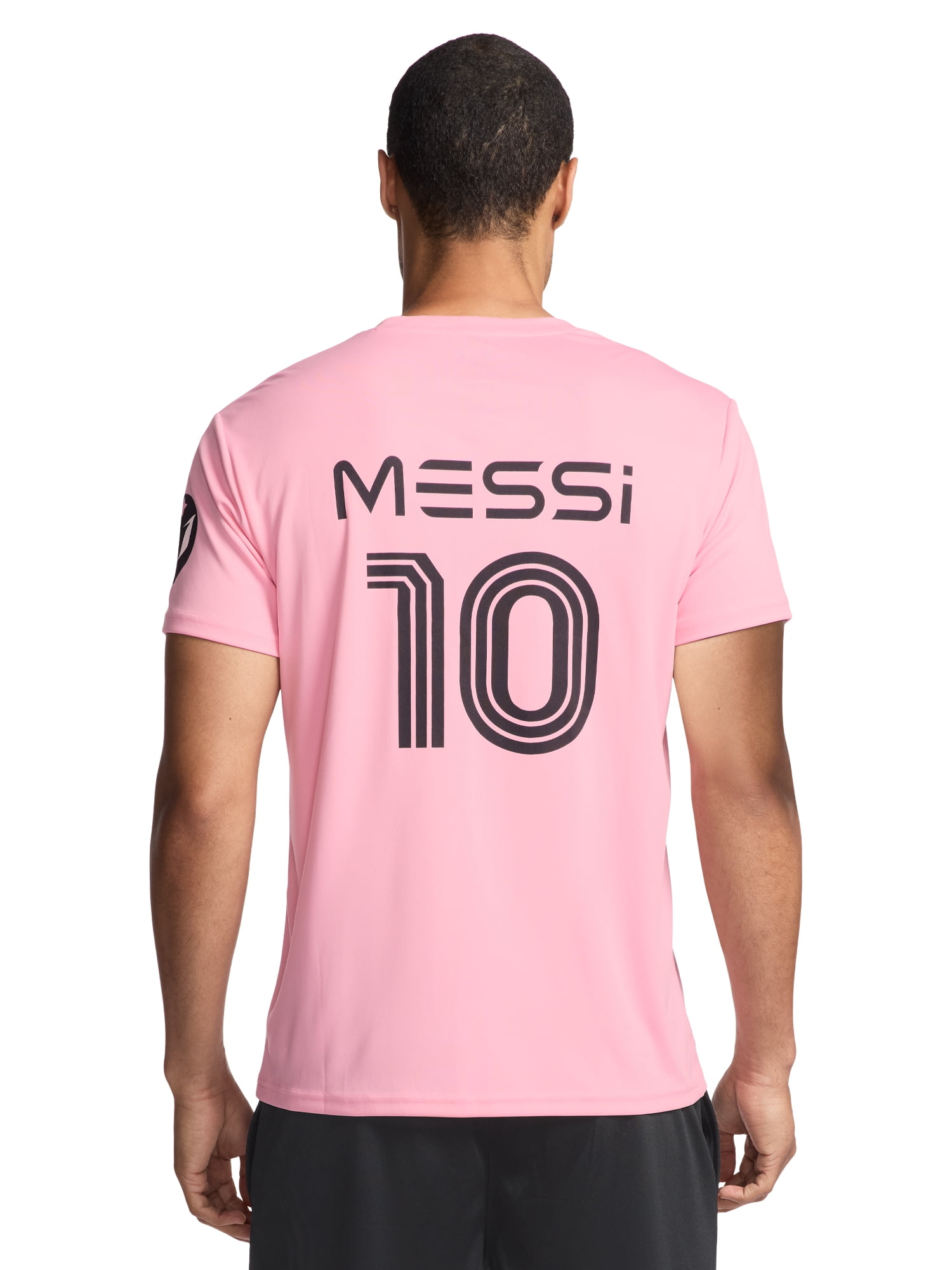 Messi Mens Short Sleeve Athletic Jersey Top, Sizes XS-3XL