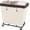 Beige, variant on 320L Extra Large Beige Laundry Basket with Wheels, Rolling Hamper with Metal Frame and Handles for Bedroom, Bathroom, Hotel Use