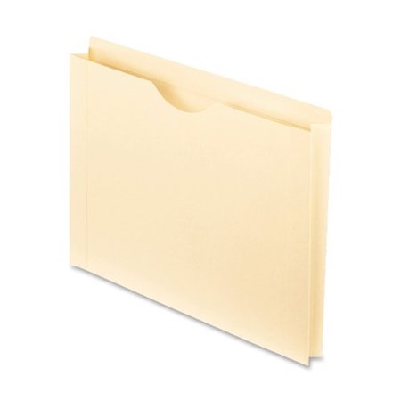 Pendaflex Reinforced-top File Jacket - Letter - 8.50" X 11" - 1.50" Expansion - 11 Pt. - Manila - Manila - 50 / Box (ESS22150)