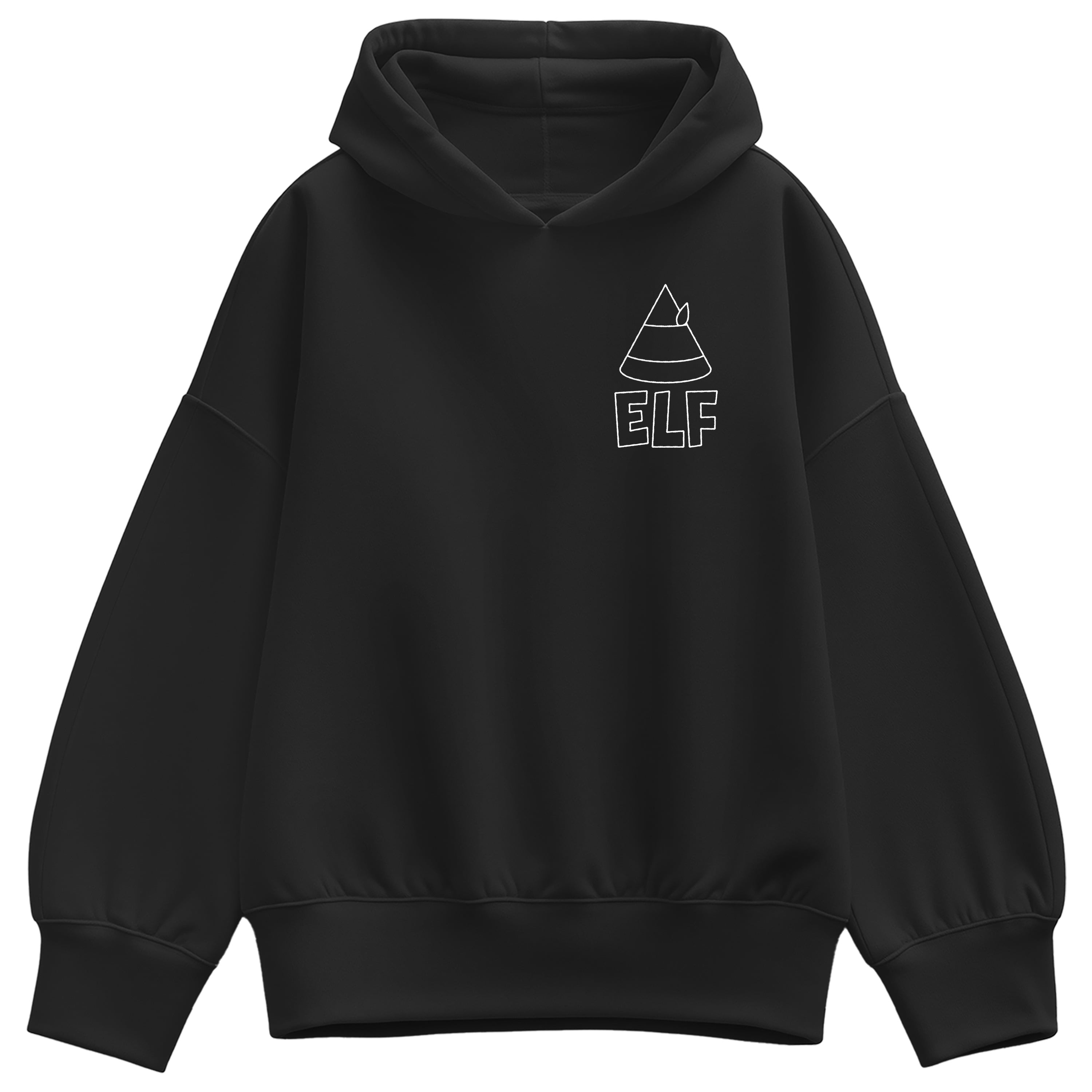 Elf - Food Groups - Women's Oversized Fleece Hoodie Sweatshirt