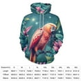 thumbnail image 2 of Parrot Tropical Paradise 3D Print Hoodie Men Women Autumn Thin Pullover Sweatshirt Vintage Streetwear Tops, 2 of 6