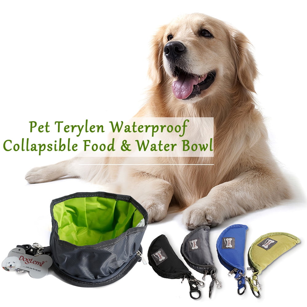 fold up travel dog water drinking bowl