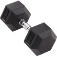 thumbnail image 4 of Rubber Encased Hex Dumbbell in Pairs  Singles or Set, 4 of 5