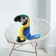 thumbnail image 4 of Peluche de loro realista, ideal para decorar el sofá del dormitorio. Amarillo, 4 of 7