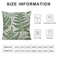 thumbnail image 6 of Awypu Set of 2 Throw Pillow Cover Green Leaf Floral in Vintage Style Leaves and Herbs Boxwood Seeded Eucalyptus Fern Maidenhair Decorative Pillow Case Home Decor Square Pillowcase, 6 of 6