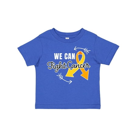 

Inktastic We Can Fight Cancer Childhood Cancer Awareness with Arrow Gift Toddler Boy or Toddler Girl T-Shirt