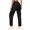 Black #723, variant on Bovemsi Lounge Pants Women Fashionable And Casual Workout Pants With High Waist Zipper Suitable For Jogging High Waisted Pants