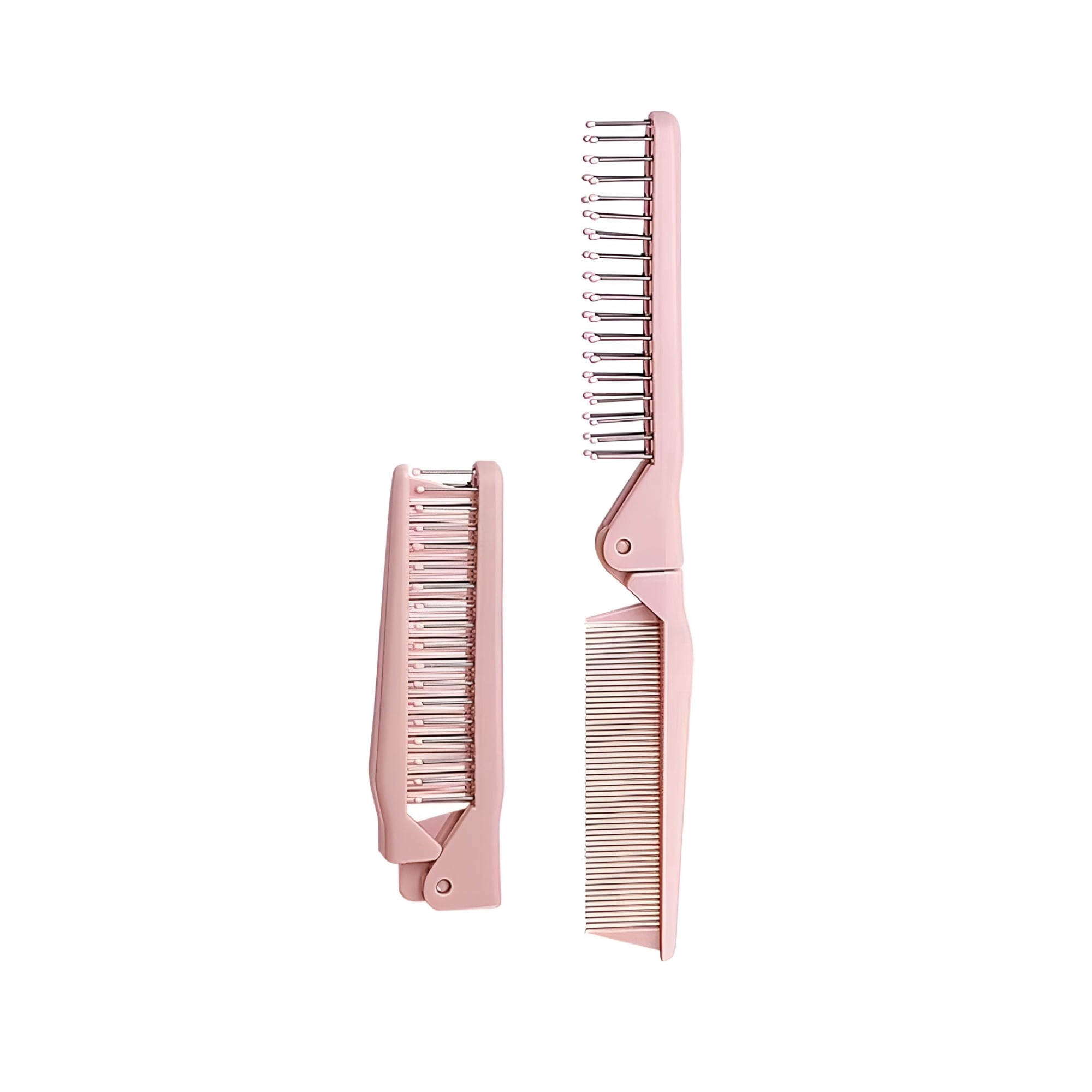 acdanc Puppy Brush for Small Dogs Folding Grooming Brush - Perfect for Shih Tzus,Yorkies,and Maltipoos - Yorkie Puppy Essentials,Shih Tzu Brush,Maltese Dog Accessories (Pink)