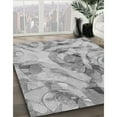 thumbnail image 3 of Ahgly Company Machine Washable Indoor Rectangle Transitional Platinum Silver Gray Area Rugs, 7' x 10', 3 of 7