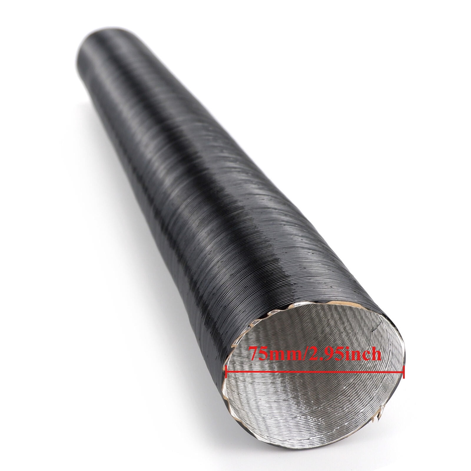 Flexible Aluminum Foil Heater Duct Pipe 2m for Air Diesel Parking Heater 75mm