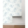thumbnail image 6 of NextWall Navy Blue Birds in Flight Peel and Stick Wallpaper, 6 of 8