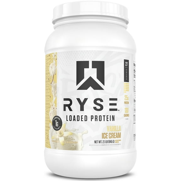 RYSE Loaded Protein Powder - Vanilla Ice Cream - 27 Servings