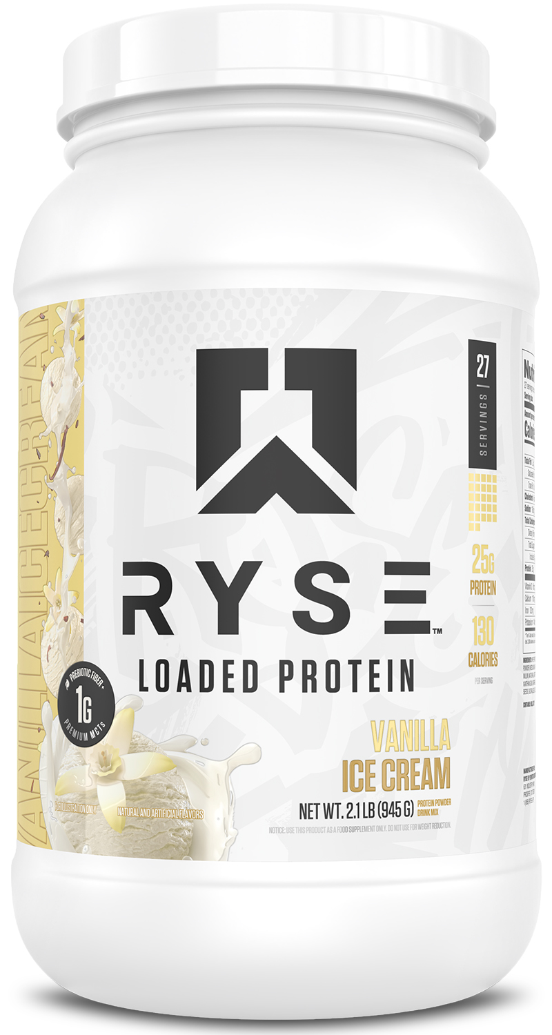 RYSE Loaded Protein Powder - Vanilla Ice Cream - 27 Servings