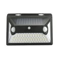 thumbnail image 1 of Luz de pared solar Sensor de movimiento 118 LED Lámpara de pared LED con energía solar impermeable Meterk Lámpara de exterior, 1 of 7