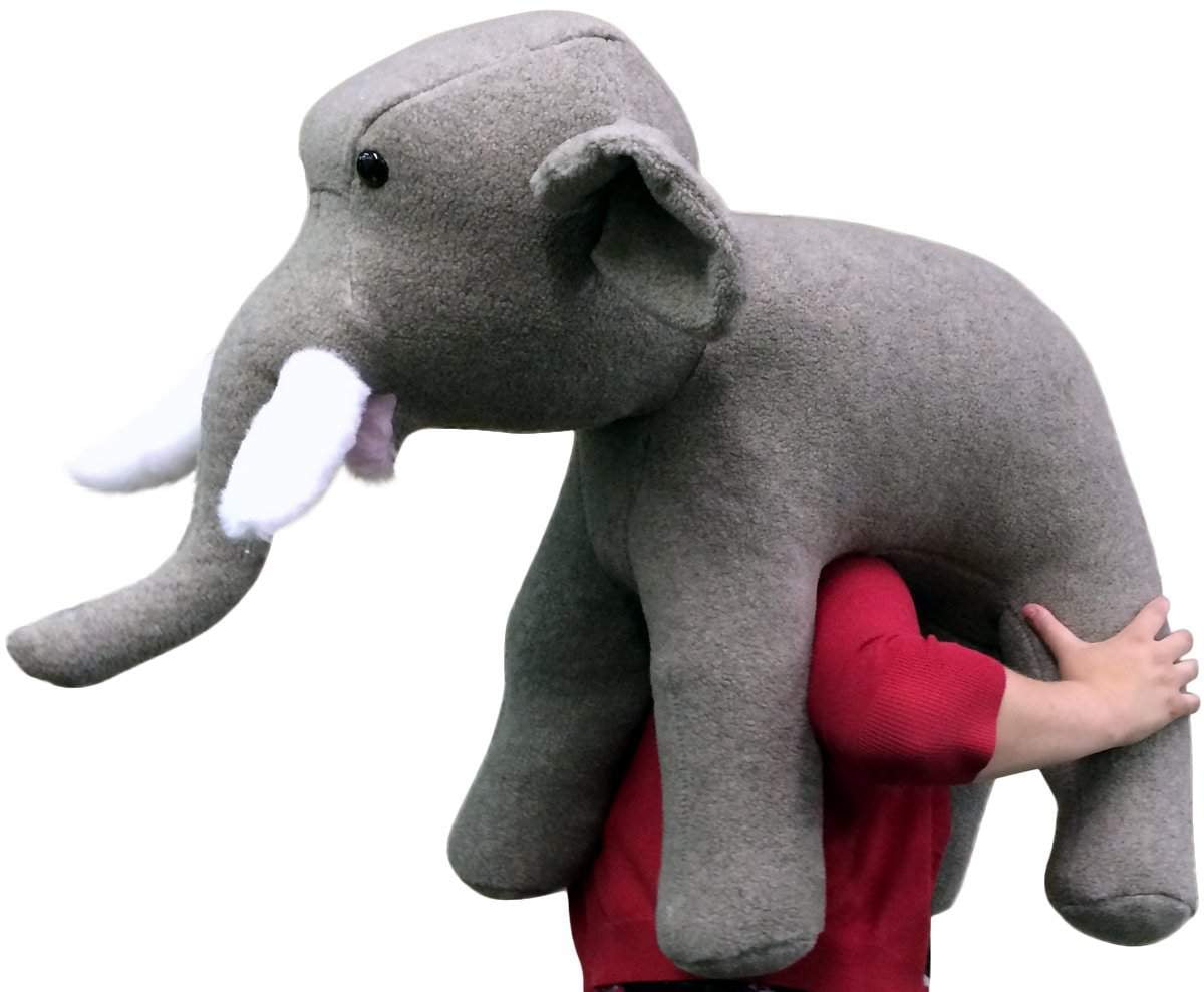 giant plush elephant