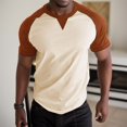 thumbnail image 2 of Sngxgn Shirt Fashion Trend T-Shirt Short-Sleeved Tops Teen Shirt(Orange,XXL), 2 of 6
