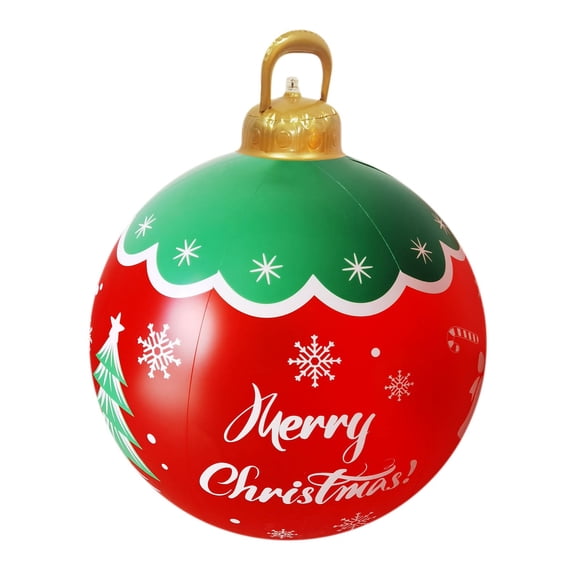 WRKEKC Clearance 60CM Outdoor Christmas inflatable Decorated Ball Christmas inflatable Ball Christmas Tree Decorations with Lamp