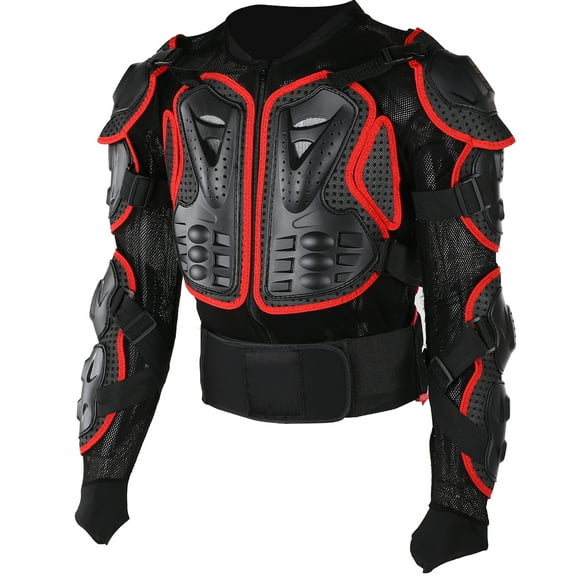 Motorcycle Armor, EVA Polystyrene Foam + PE Shell Motorcycle Riding Armor Protective Jacket Full Body Armor for Adult Men and Women