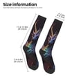 thumbnail image 2 of Sigee Rainbow Wings Majestic Dragon for Socks for Men Women Socks Stocking Compression Socks, 2 of 6