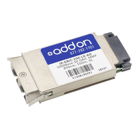 AddOn Juniper Compatible GBIC Transceiver - SFP (mini-GBIC) transceiver module - GigE - 1000Base-LX - 1300 nm
