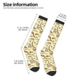 thumbnail image 5 of Easygdp Cartoon Dinosaurs Soccer Socks Sport Knee High Socks Calf Compression Athletic Socks for Men and Women, 5 of 9