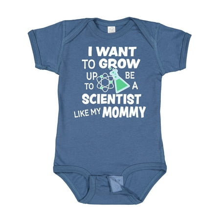 

Inktastic I Want to Grow Up to Be a Scientist Like My Mommy Gift Baby Boy or Baby Girl Bodysuit