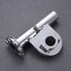 thumbnail image 4 of Empuñadura de control de nivel de acelerador universal de aluminio para motocicleta de 7/8" para Kawasaki Suzuki (plateada), 4 of 5