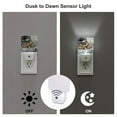 thumbnail image 3 of Pofeuu Wolf Family Winter Wonderland Print Night Lights Plug into Wall with Dusk-to-Dawn Light Sensor, LED Nightlight for Bathroom, Adult, Hallway-UK, 3 of 7