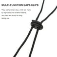 2 Pcs Hats Stylish Design Clip Adjustable Strap Windy Clips Cord Caps