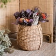 thumbnail image 6 of Large Rope Basket Cement Planter, 6 of 12