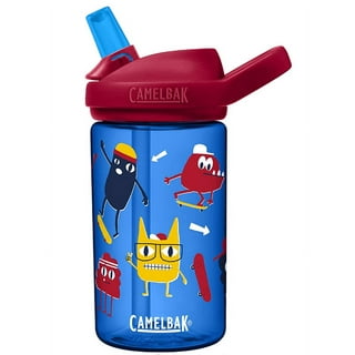 CAMELBAK eddy Kids' Water Bottle (13 fl oz, Surf Monsters) 54117