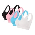 thumbnail image 2 of Women's Sports Bra Seamless Sports Bra Wirefree Yoga Bra With Removable Pads Comfortable Bras for Women Multicolor2 5XL, 2 of 7