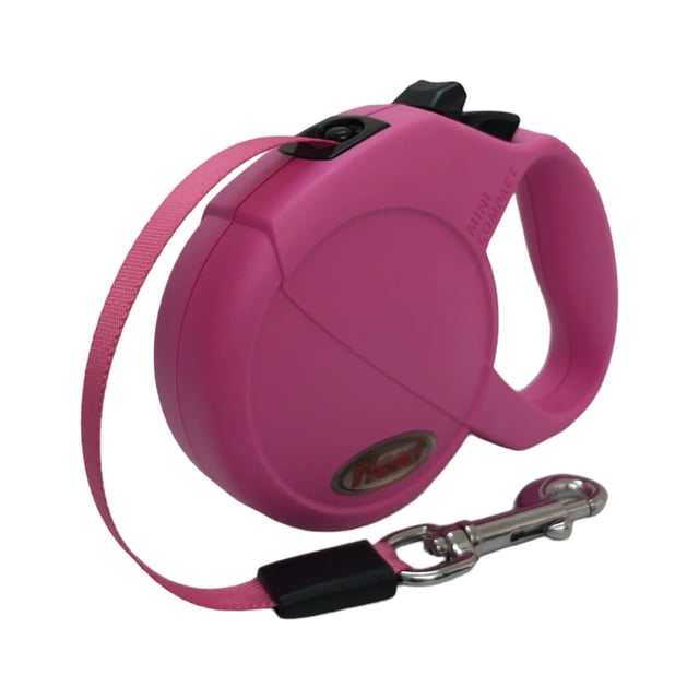 Correa retráctil para perro Flexi Classic Compact XS 3 metros Rosa