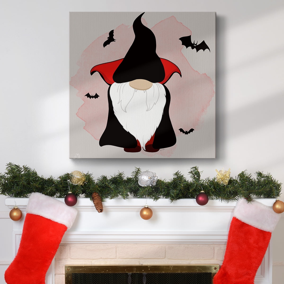 Dracula Gnome- Gallery Wrapped Canvas