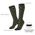thumbnail image 6 of Haiem Tennis Rackets Socks, Funny Novelty Crazy Design Cotton Socks Sports Socks Knee High Socks For Men, Women,1Pairs - Gift For Working Friends, 6 of 8