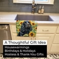 thumbnail image 4 of Cocker Spaniel in Sunflowers Kitchen Towel 15 in x 25 in, 4 of 6