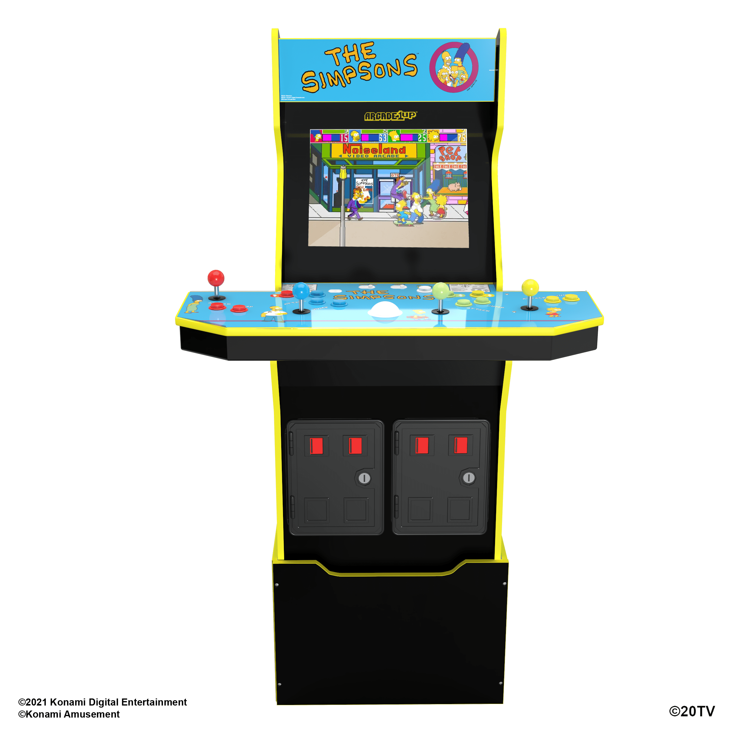 Arcade1Up, The Simpsons Arcade With Riser